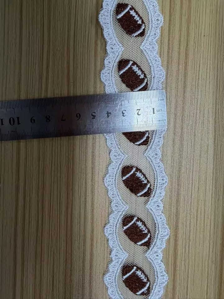 Football lace bows
