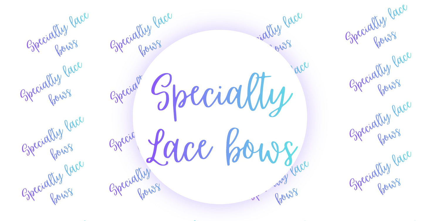 Specialty Lace Bows