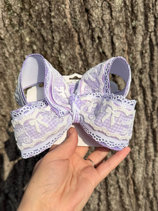 Daddy’s girl lace bows
