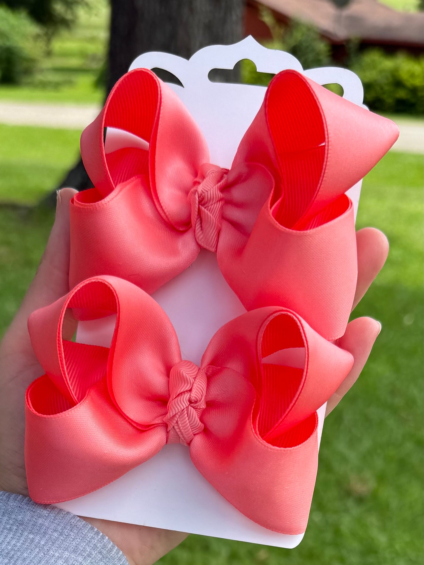 Solid Satin Piggies