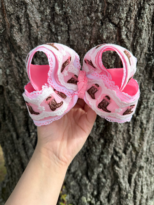 Boot lace bows