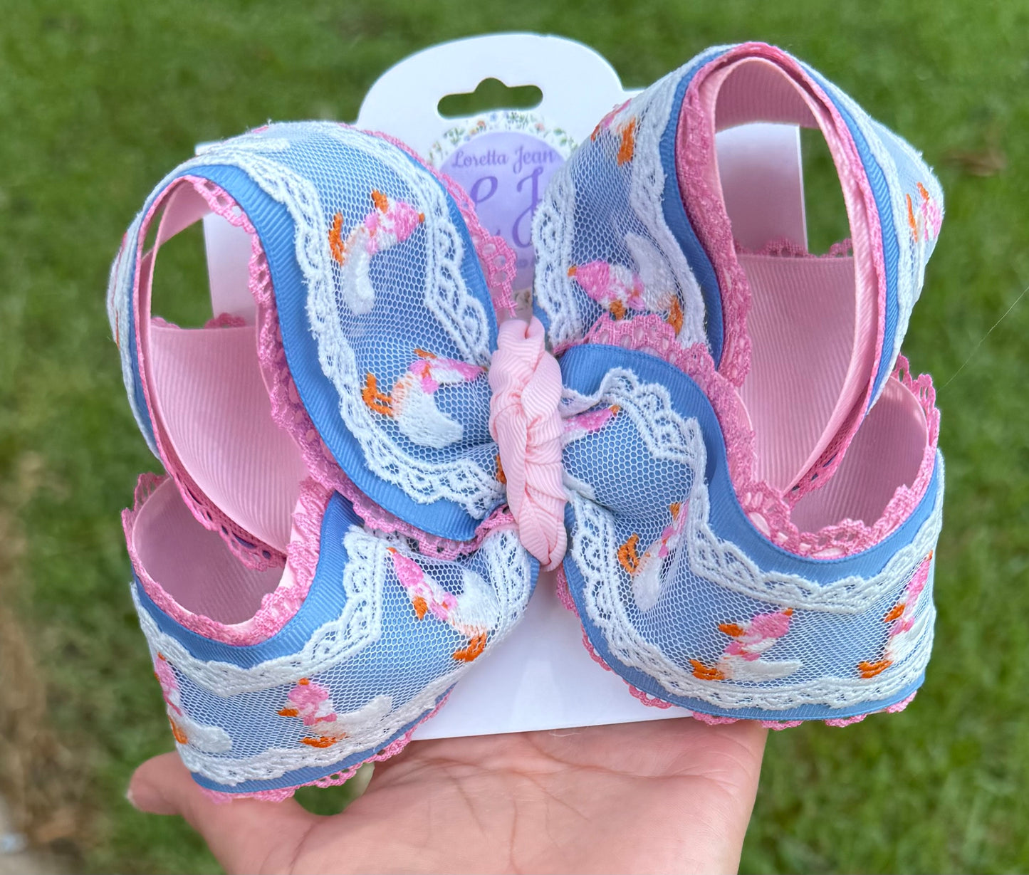 Party Goose Lace bow