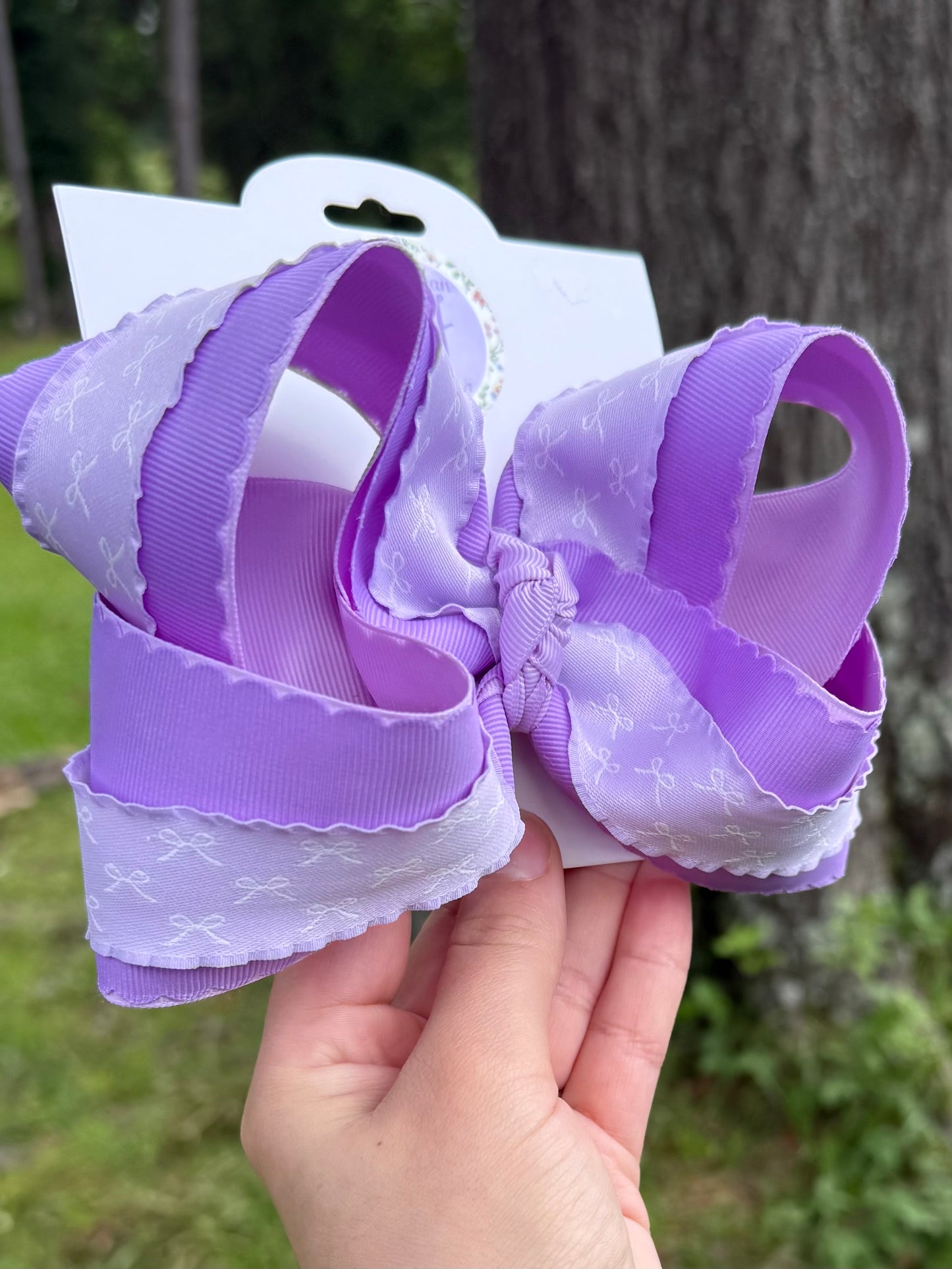 Lavender bows