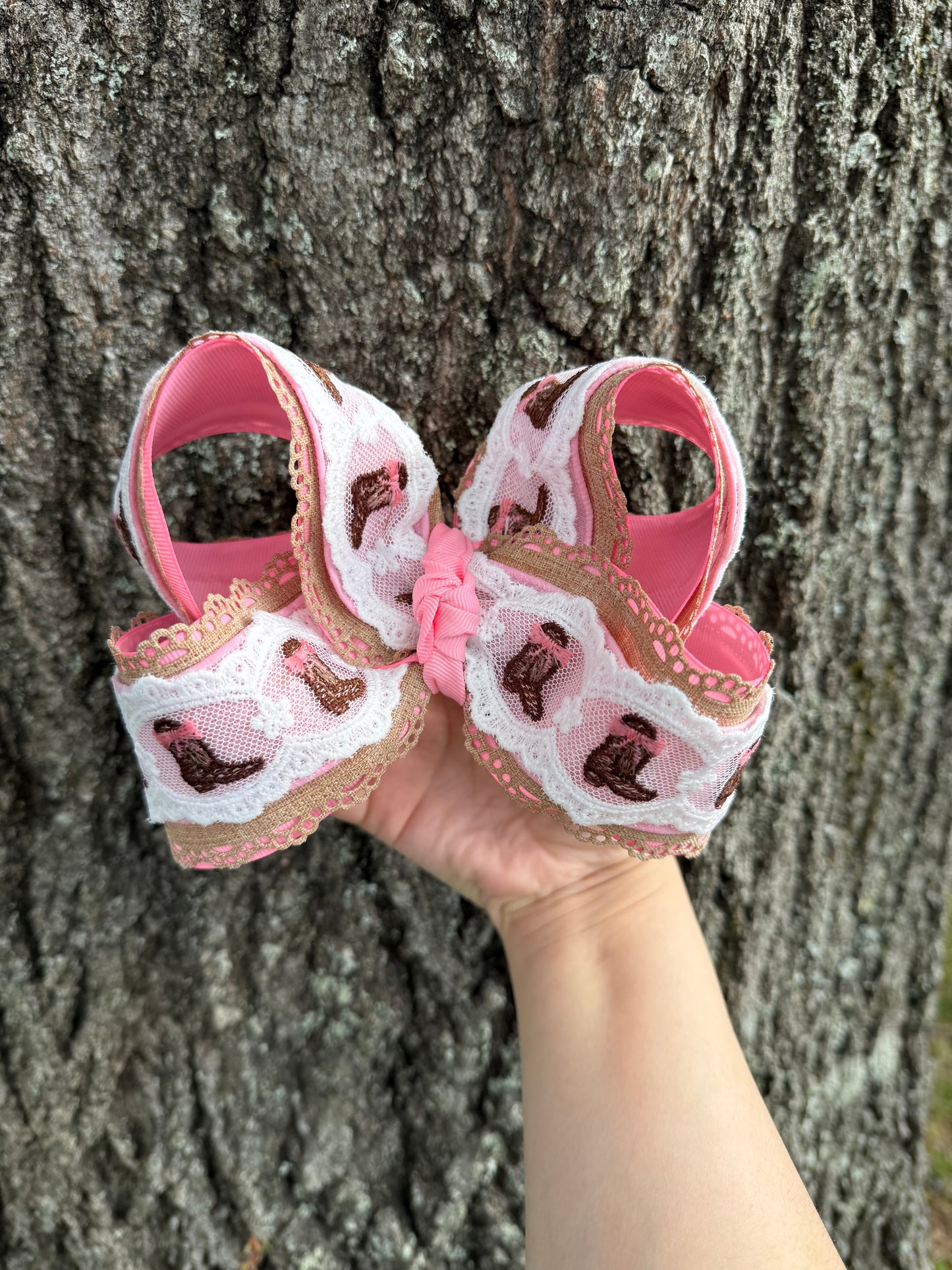 Boot lace bows
