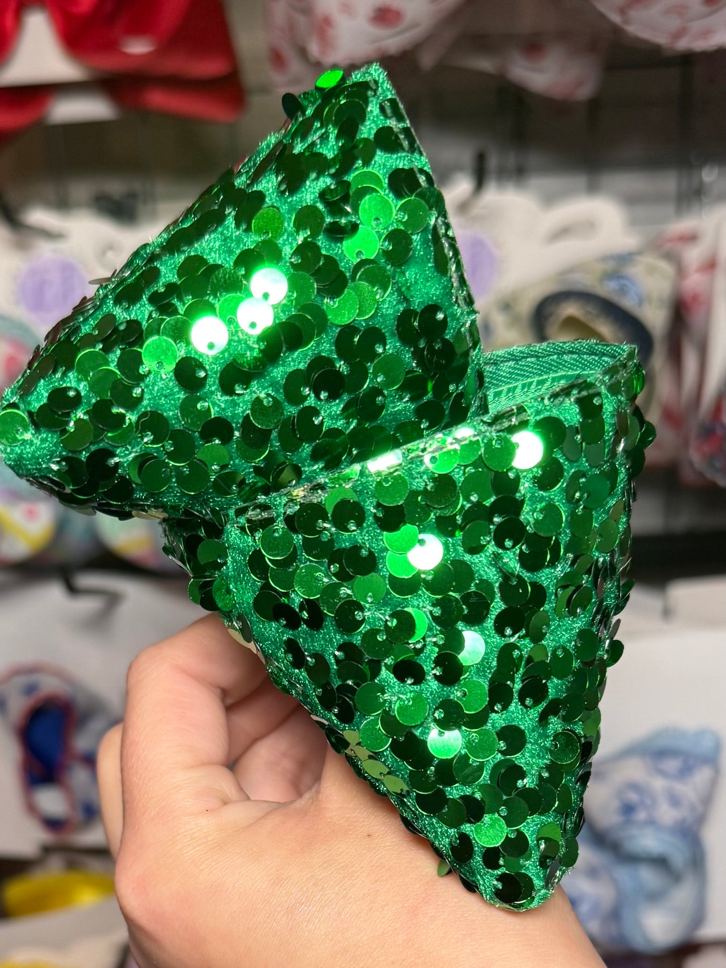 Green sequins