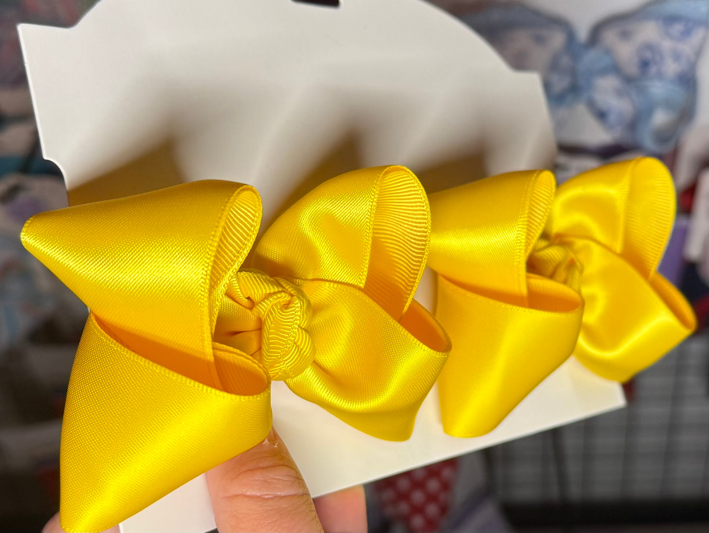 Yellow Satin Piggies
