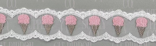 Ice cream lace bows