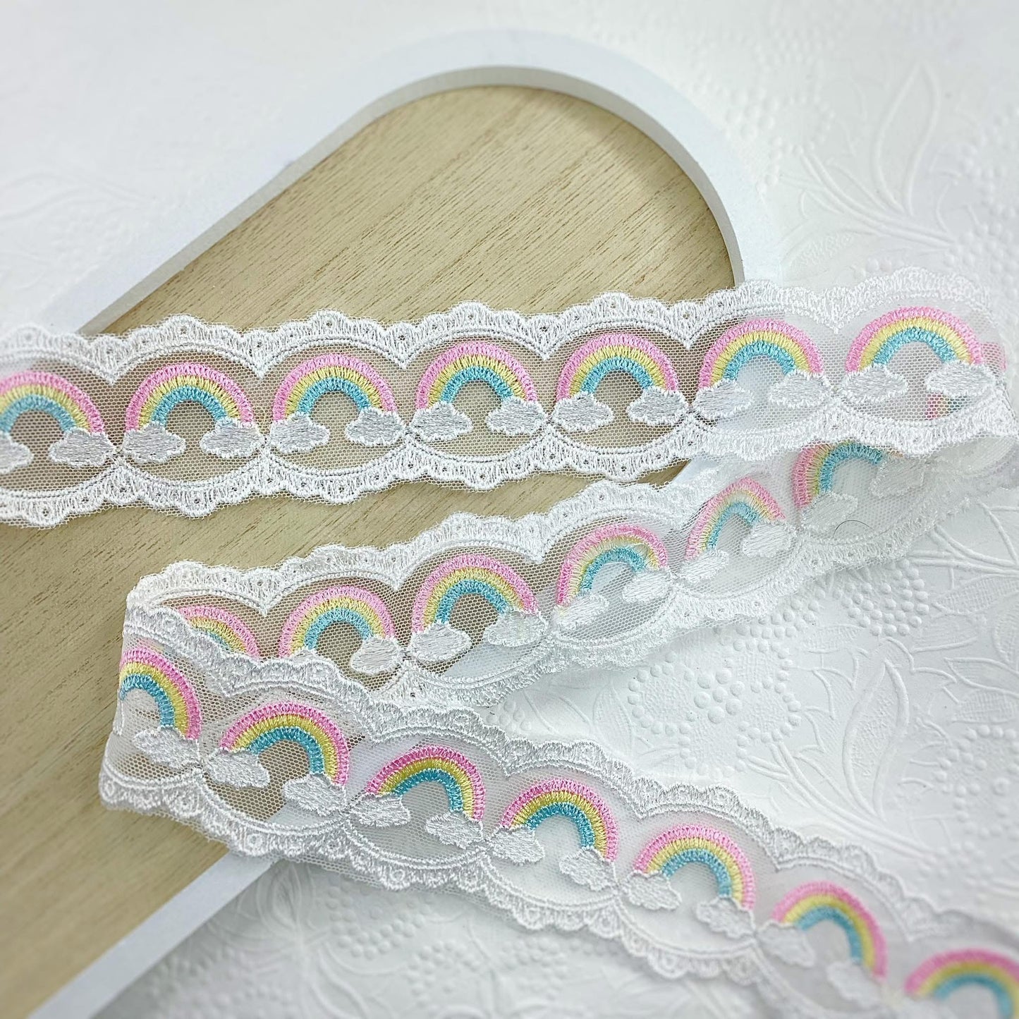 Rainbow Lace Bows