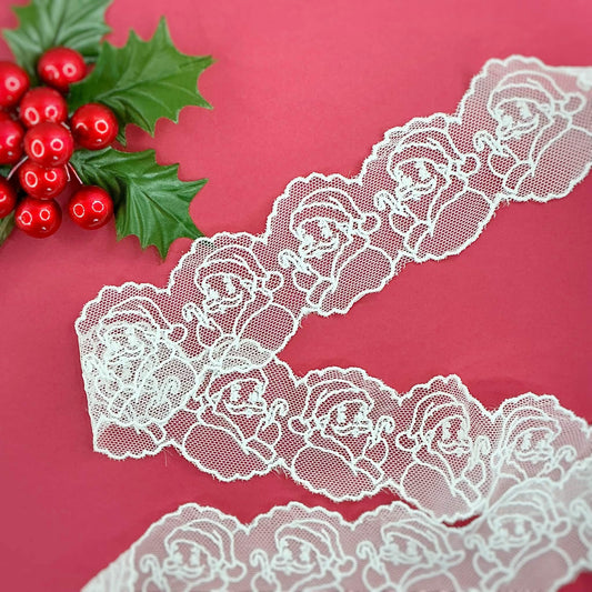 Santa lace bow preorder