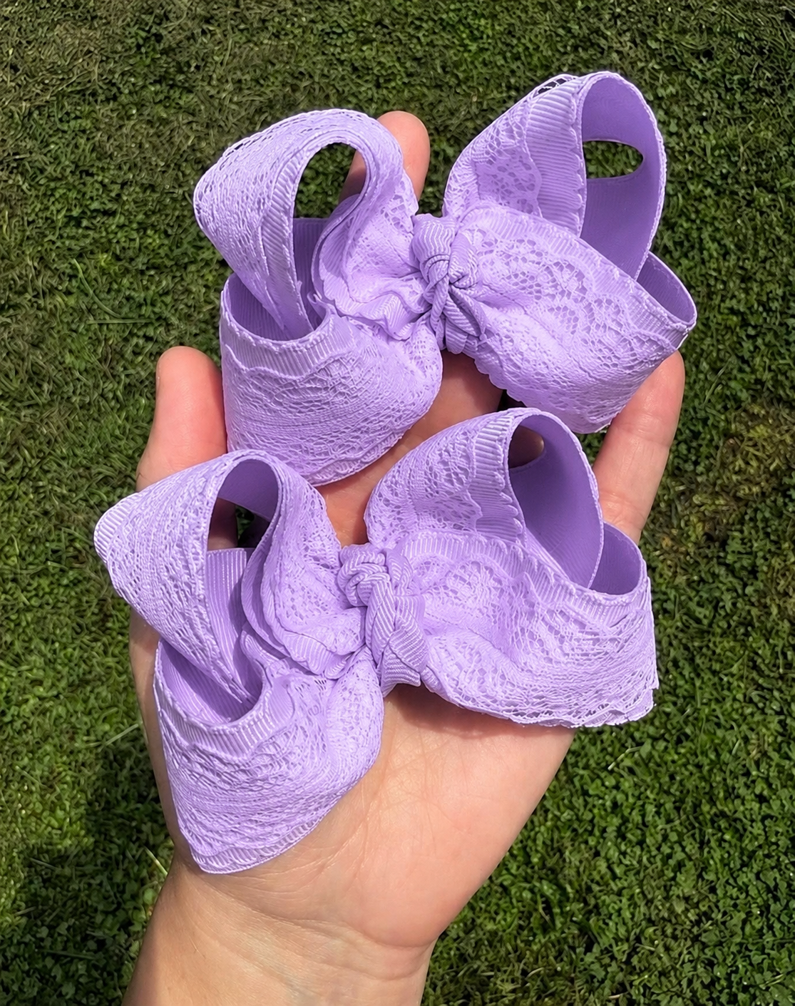 Scallop and lace piggies - multiple color options
