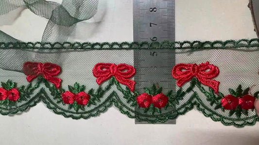 Christmas Garland lace bow PREORDER