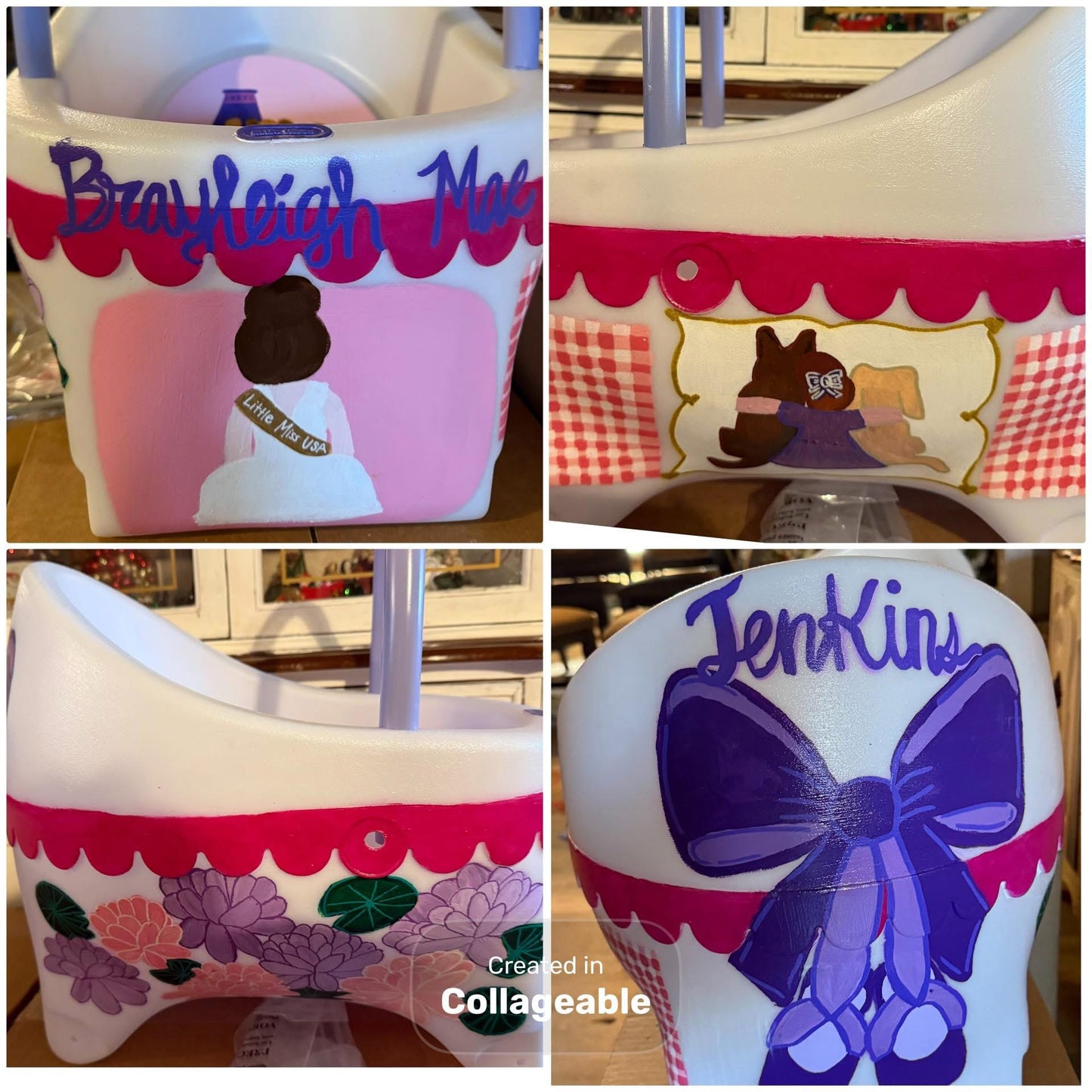 Custom painted Little Tikes